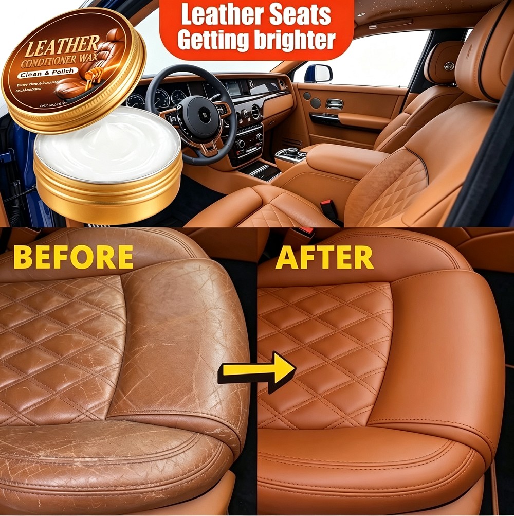 Leather Shoe Polish - 1/2/3個入り 多機能レザークリーニングオイル。車のシート、ソファ、バッグ、靴、ジャケットの磨き、補修、メンテナンスに。