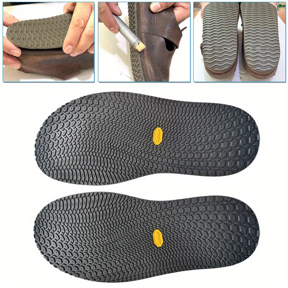 Sneaker Protector - 1ペアの滑り止めゴム製靴底プロテクター - 完全なスニーカー修理用インソール、強化されたグリップと耐久性のためのDIYフットパッドステッカー