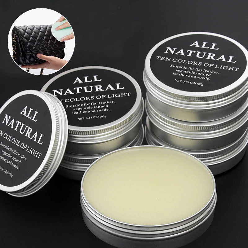 Leather Shoe Polish - 30ml/100ml ミンクオイルクリーム。革靴や革製品のケア、メンテナンスに。革細工用アクセサリー。