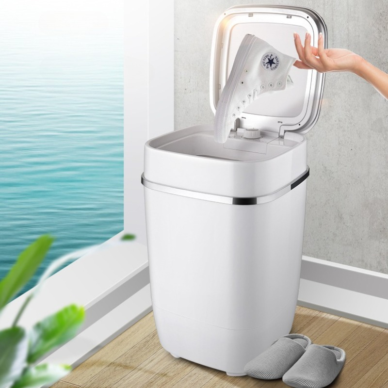 Shoe Cleaner - ミニ半自動靴洗い機：学生向け、柔らかいブラシ付きでキャンバスシューズにも最適