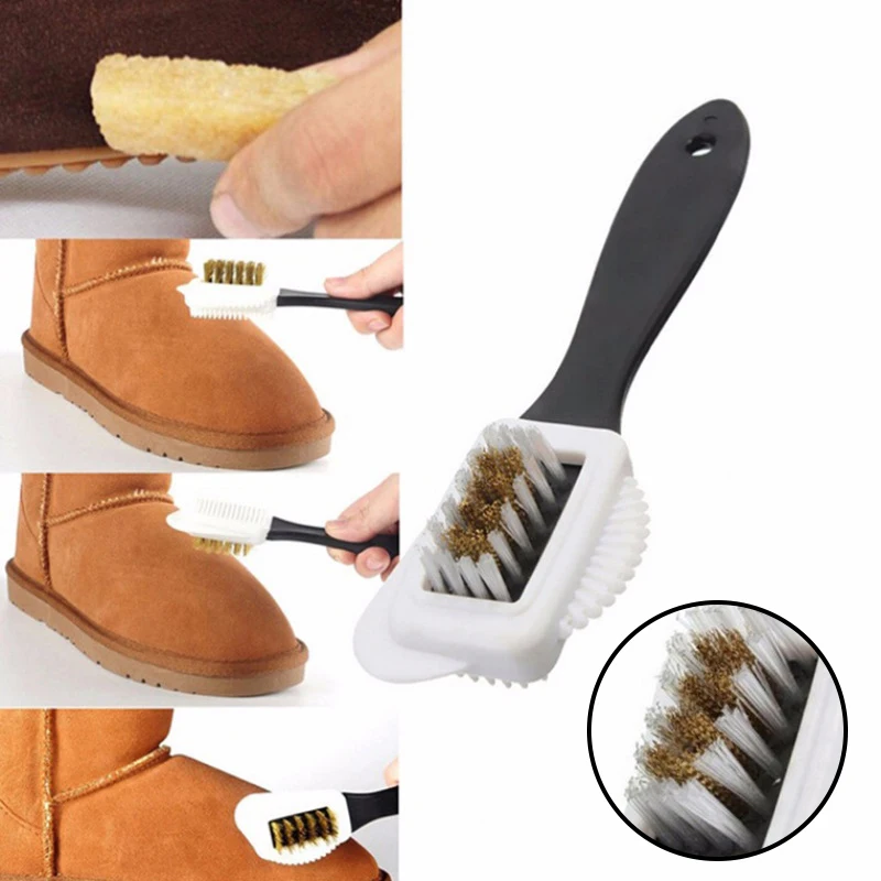 Shoe Cleaning Brush - S字型クリーニングブラシ、靴ブラシ、クリーニングツール、スノーブーツ、便利、1個、2個