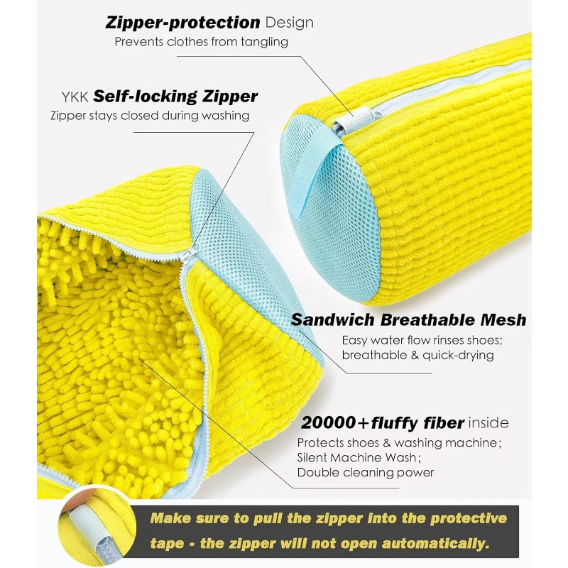靴用洗濯ネット、ポリエステルメッシュ製、洗濯用、パッド付きス - Sneaker Protector のレビューと価格