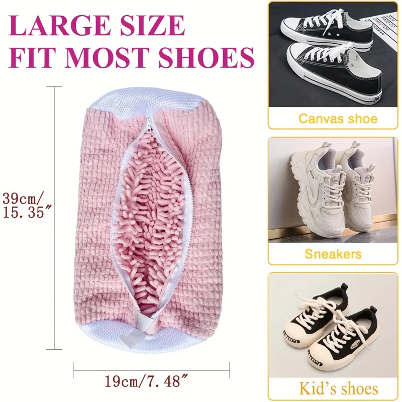 多目的洗濯機用靴袋（360度対応） °     ソフトブラシ - Shoe Cleaning Brush のレビューと価格