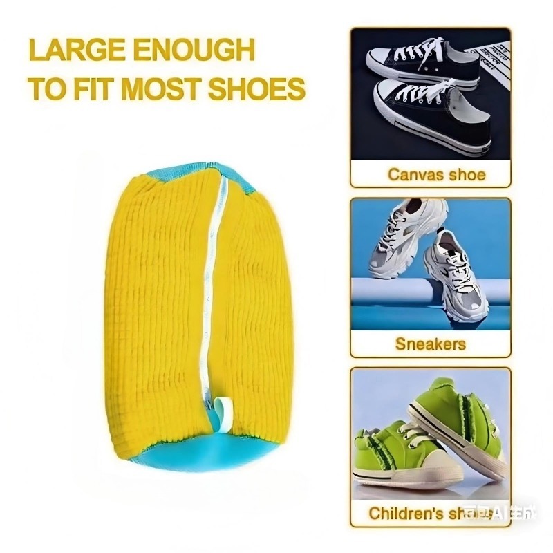 ランドリーバッグ 靴洗い用洗濯ネット - ジッパー付き、内側 - Shoe Cleaning Brush のレビューと価格