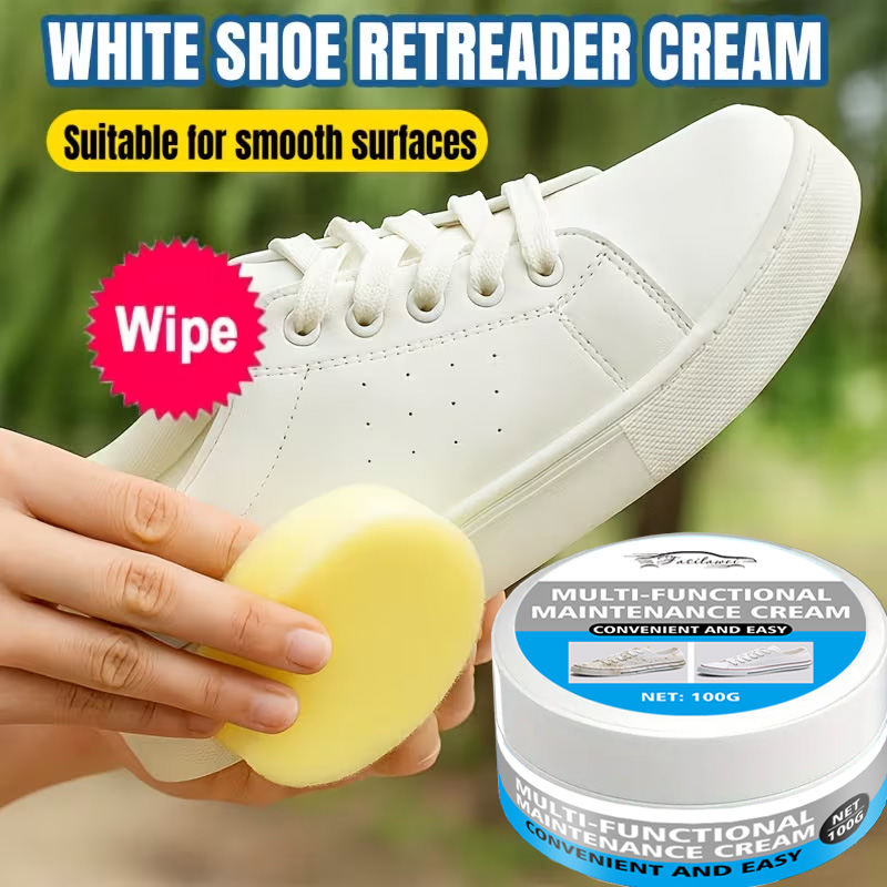 靴磨きクリーム（スポンジ付き）：スニーカー/ブーツ/フェイク - Leather Shoe Polish のレビューと価格