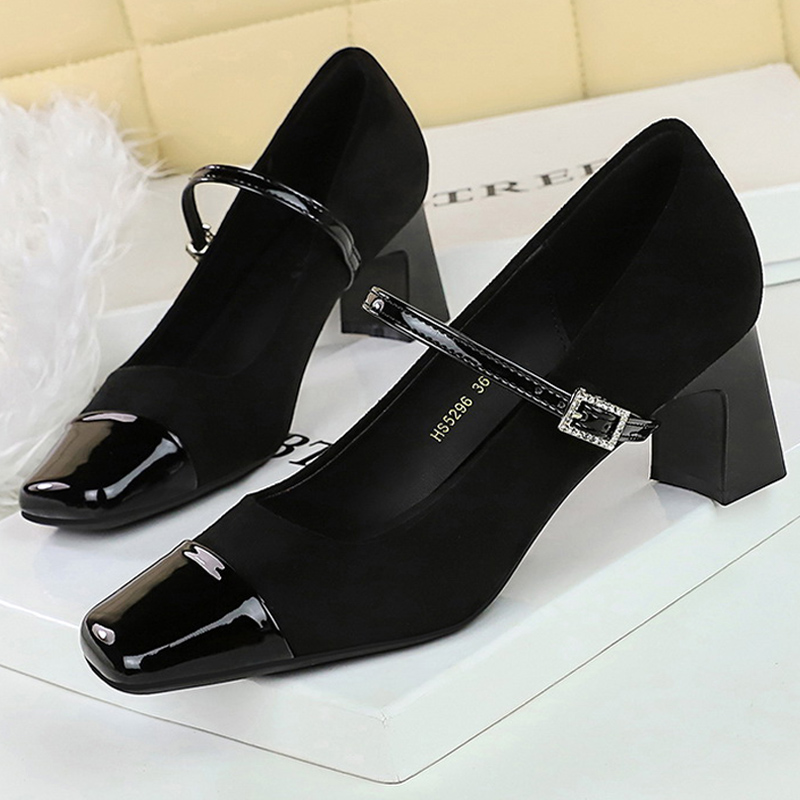 BIGTREE 靴ヒョウ柄女性パンプススエードミドルヒールシ - Shoe Tree のレビューと価格