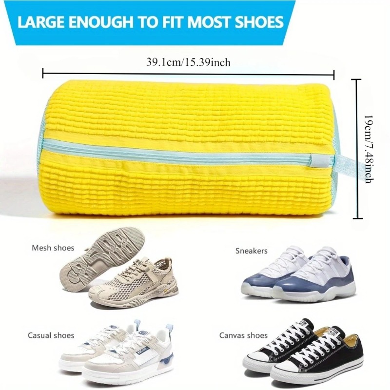 厚手の靴用洗濯機バッグ、ジッパー付きで耐久性があり、スニーカ - Sneaker Protector のレビューと価格