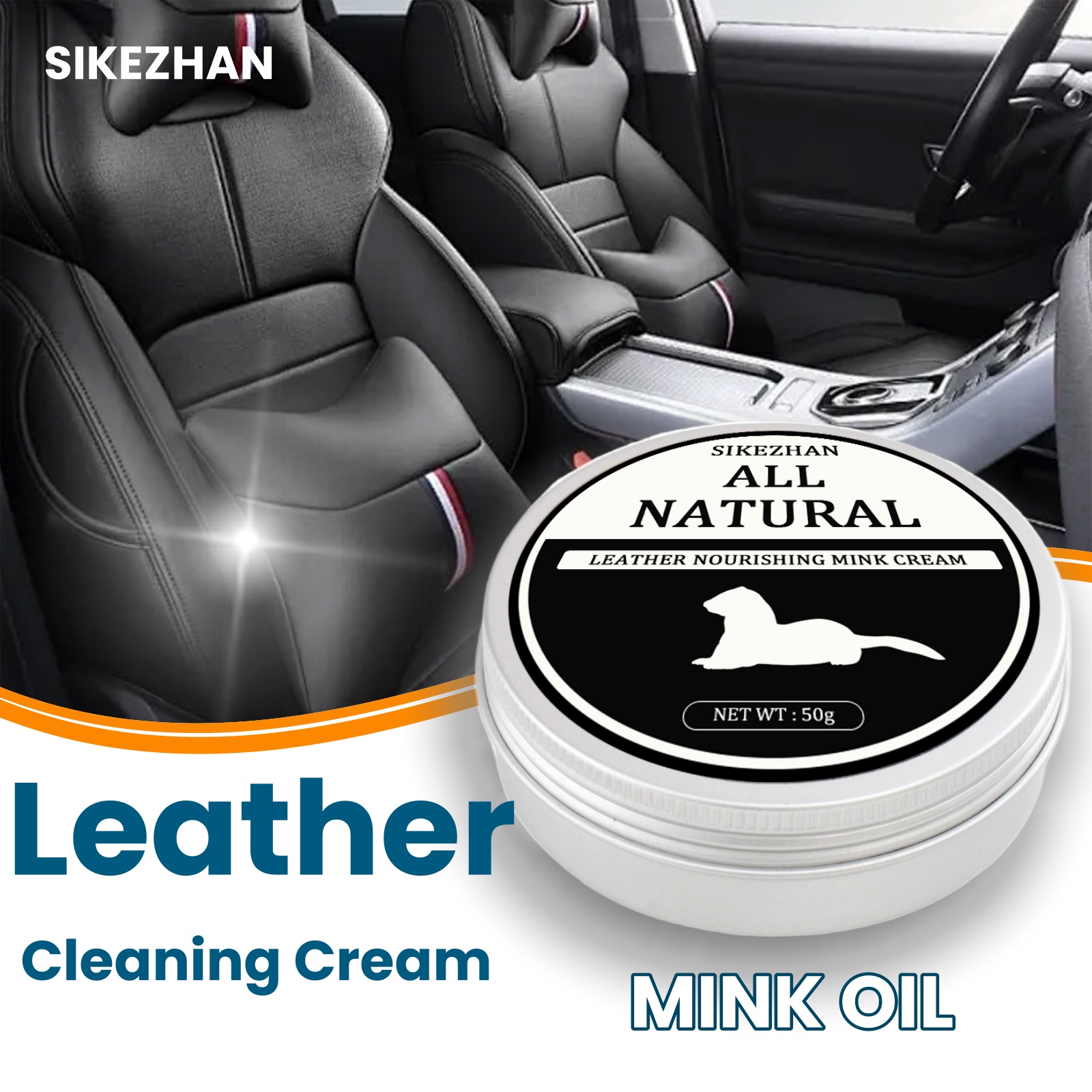 Sikezhan-レザーソファクリーナーポリッシュ、ミンクオ - Leather Shoe Polish のレビューと価格