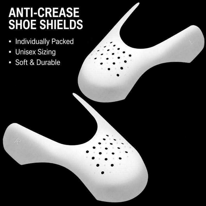 靴のつま先のしわ防止プロテクター、スニーカーのしわ防止シール - Sneaker Protector のレビューと価格