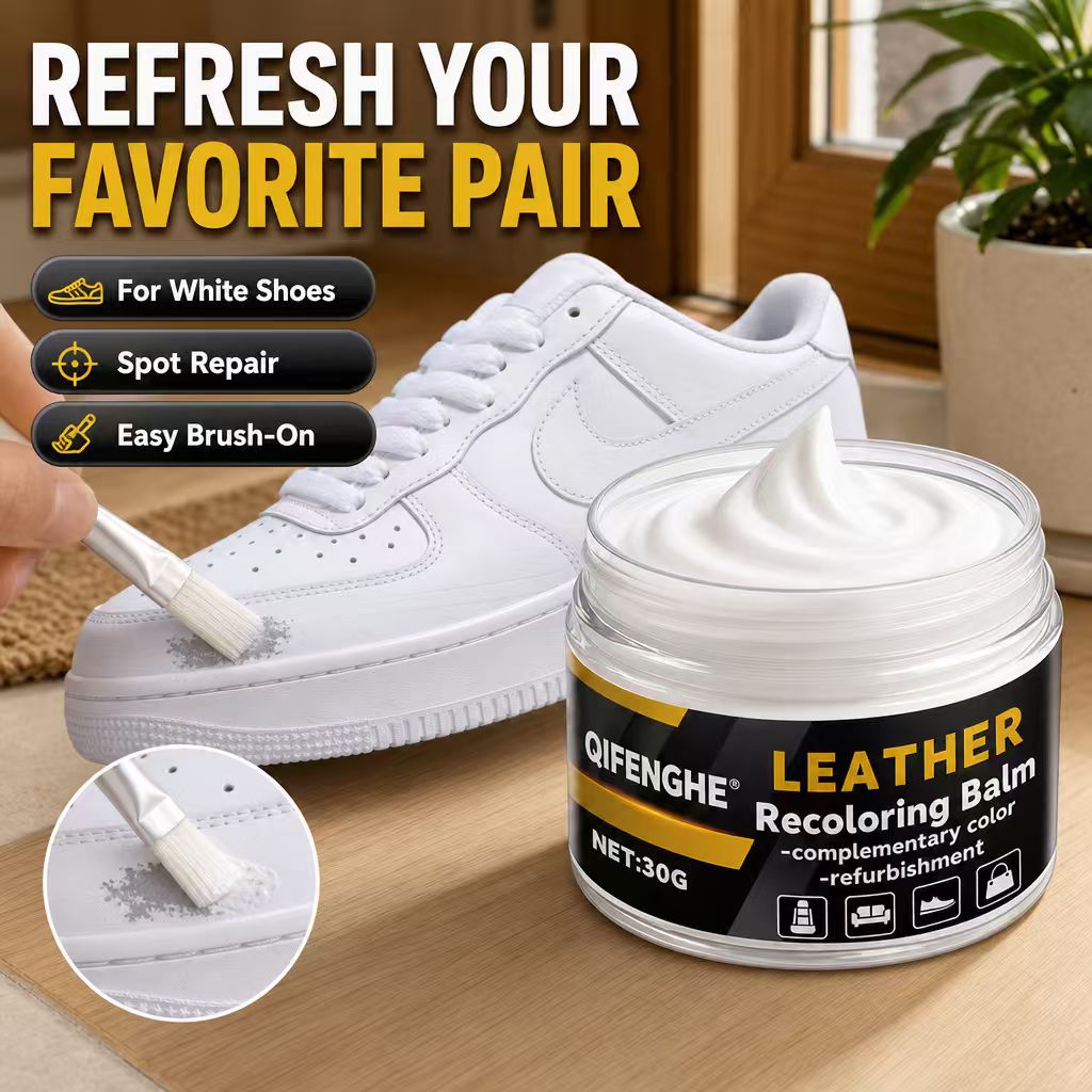 イージーホワイトシューズ補修クリーム 30g。革製品の色を補 - Shoe Brush のレビューと価格
