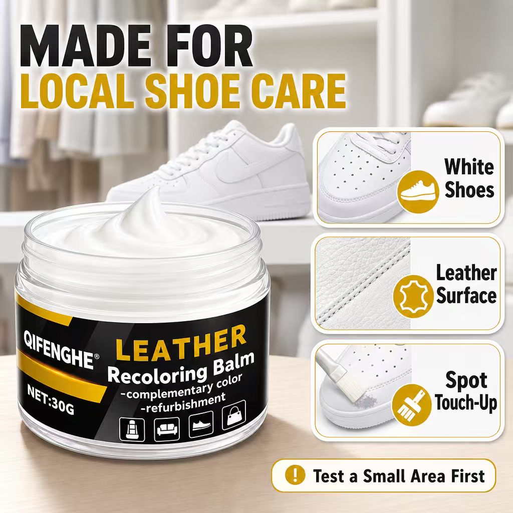 イージーホワイトシューズ補修クリーム 30g。革製品の色を補 - Shoe Brush のレビューと価格